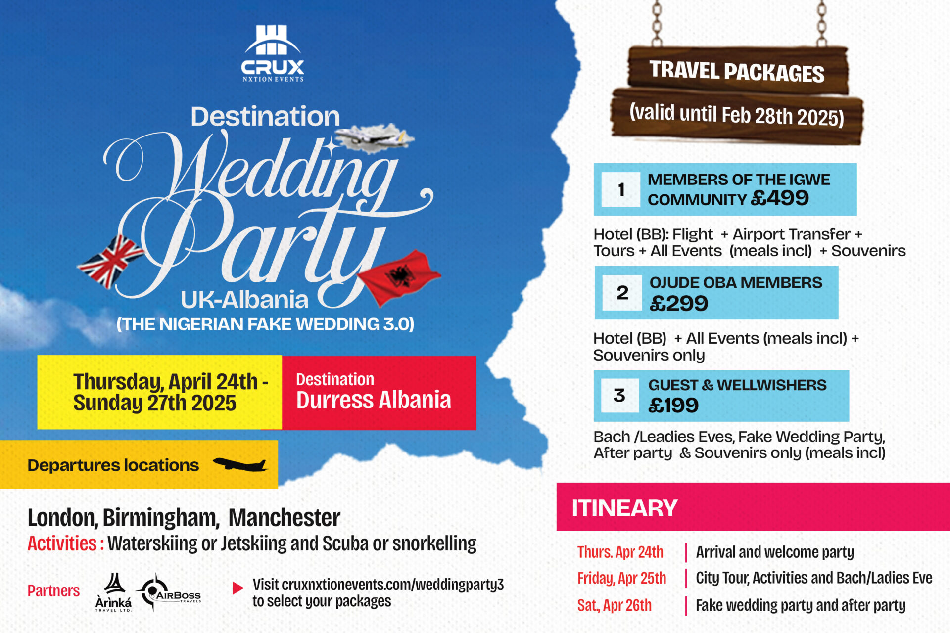 Fake wedding party Albania web 2